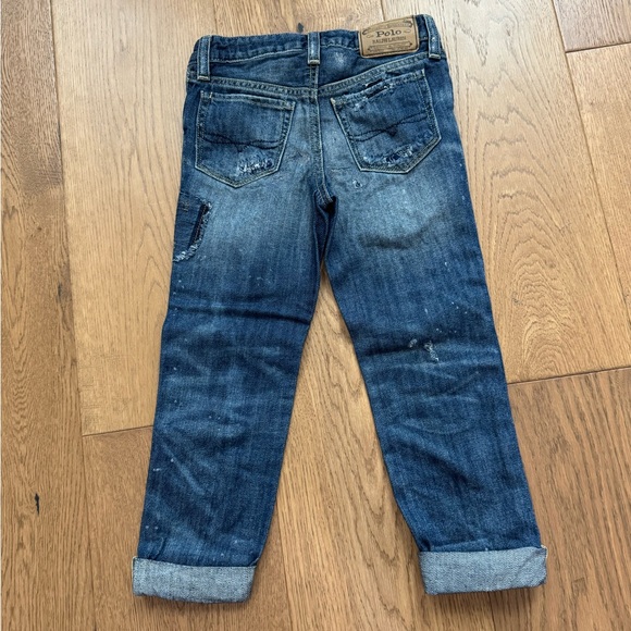 Polo Ralph Lauren Girls Boyfriend Jeans - Size 5T - EUC - Medium Blue Wash Denim - Picture 8 of 9